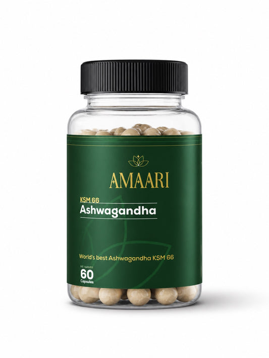 Amaari Ashwagandha KSM 66 Capsules 600mg